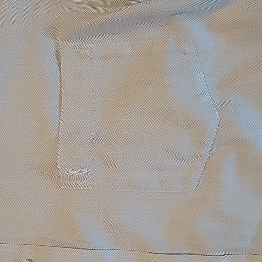 Ysl Herringbone Pattern Button Down Shirt With Lo… - image 4